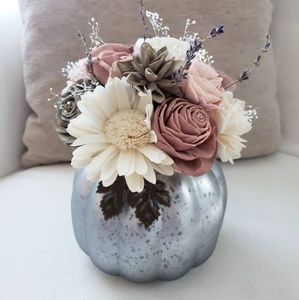 Wood Flower Arrangement